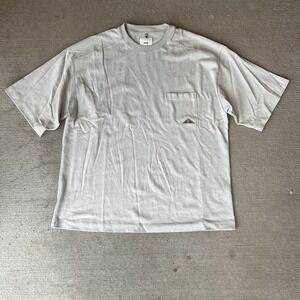 OAMC Men's Boxy Fit Logo T-Shirt Made in Italy White Size XL